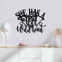 Wallity Gypsy Soul Escultura de Pared Negra